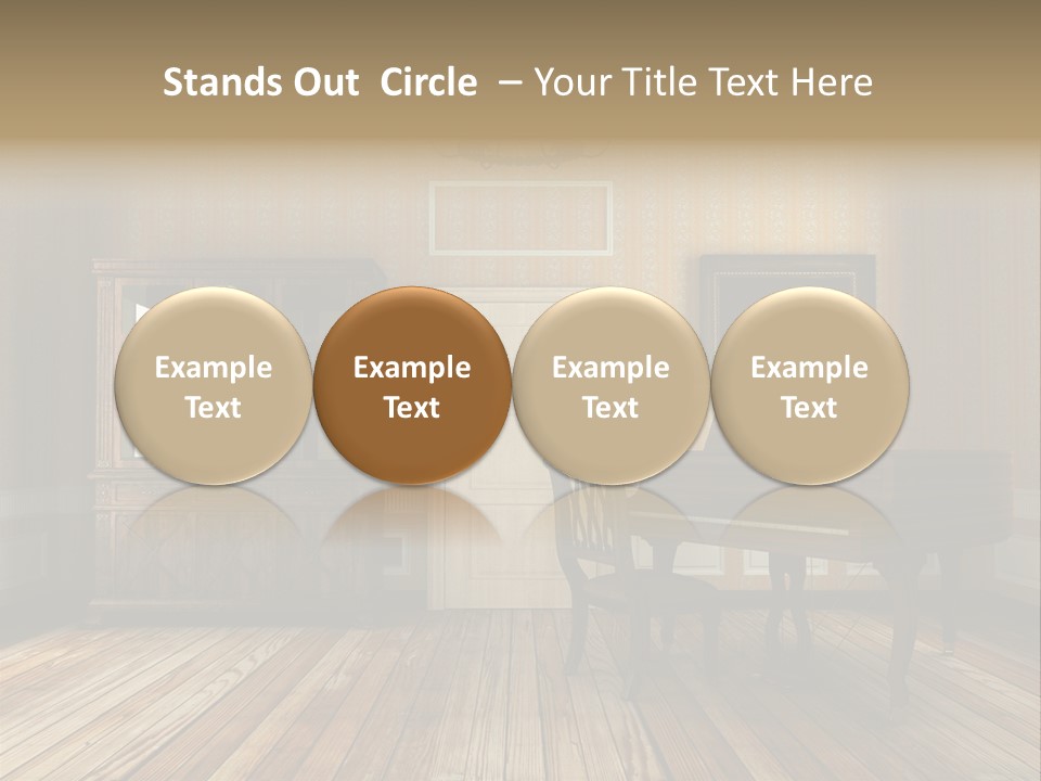 Textured Background Knob PowerPoint Template