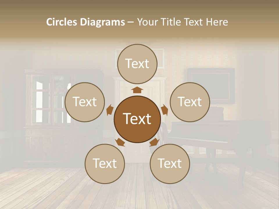 Textured Background Knob PowerPoint Template