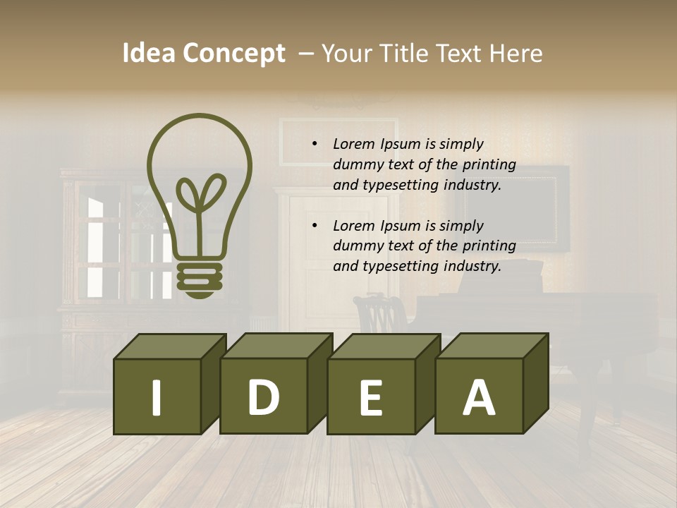 Textured Background Knob PowerPoint Template