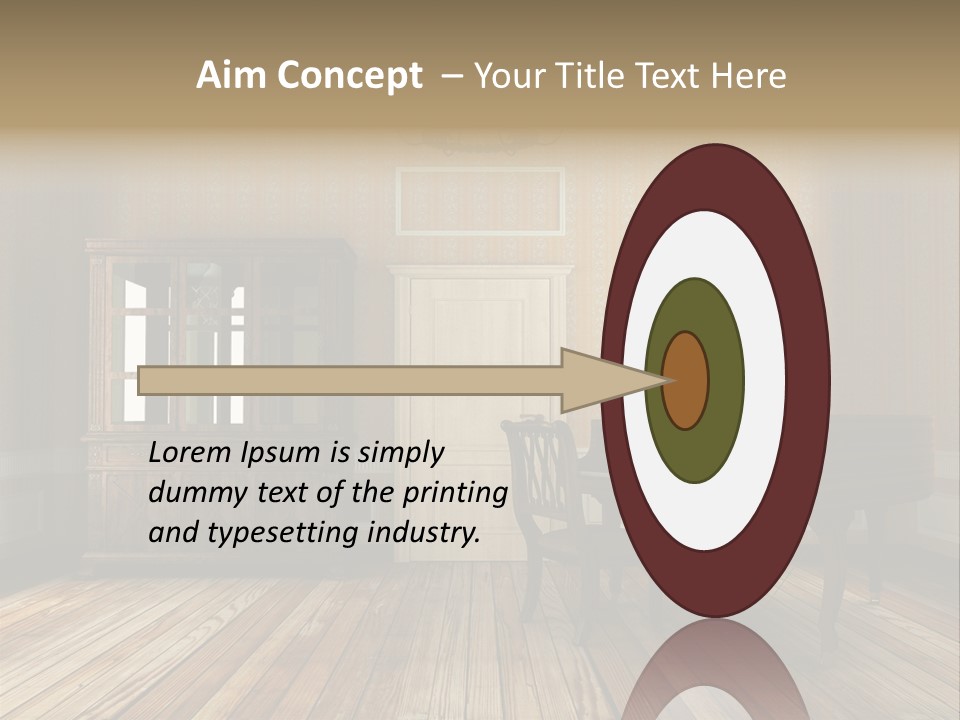 Textured Background Knob PowerPoint Template