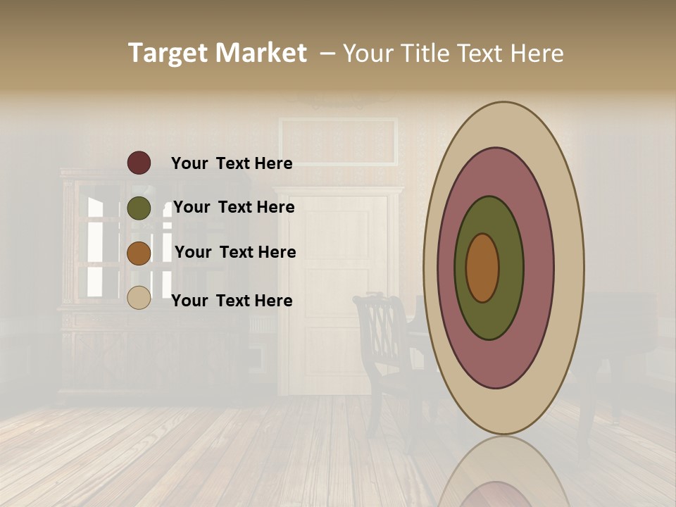 Textured Background Knob PowerPoint Template