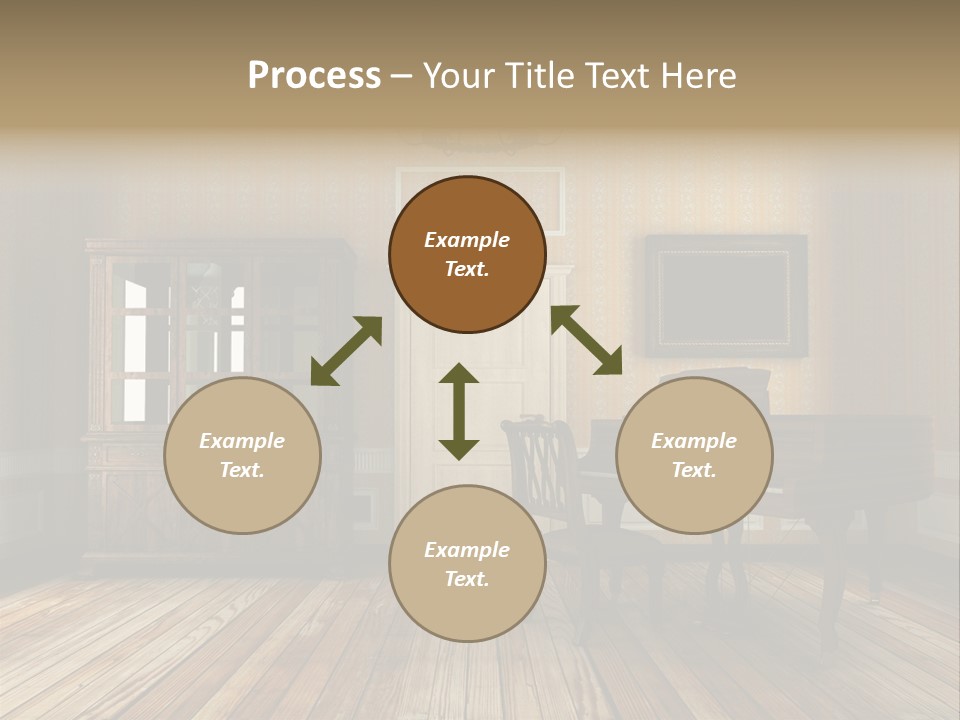 Textured Background Knob PowerPoint Template