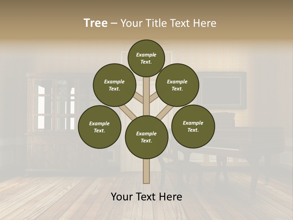 Textured Background Knob PowerPoint Template