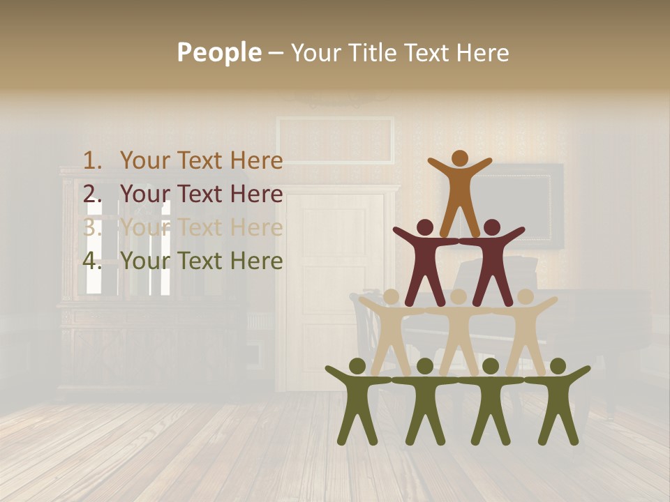 Textured Background Knob PowerPoint Template