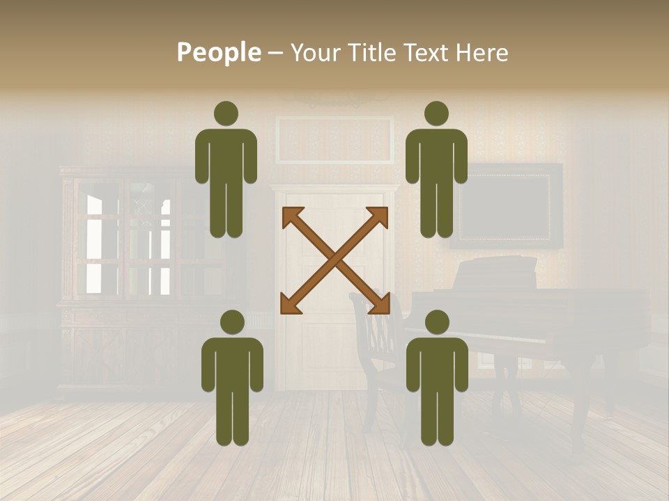 Textured Background Knob PowerPoint Template