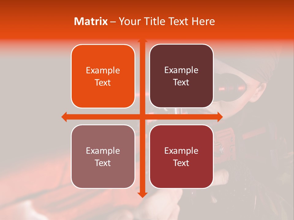 Killer Sniper Camouflage PowerPoint Template