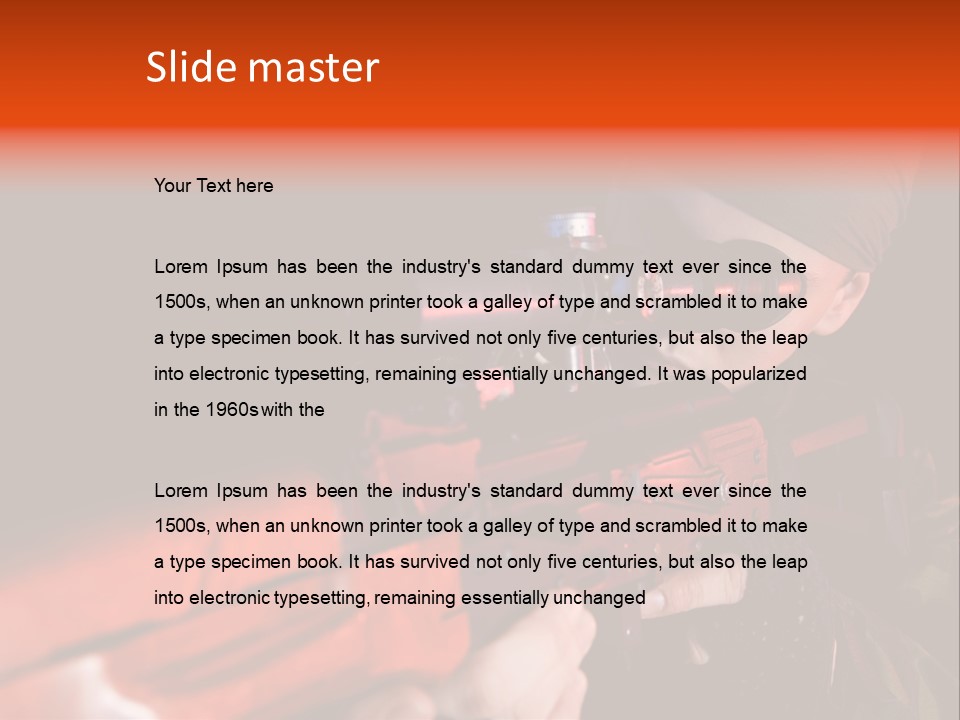 Killer Sniper Camouflage PowerPoint Template