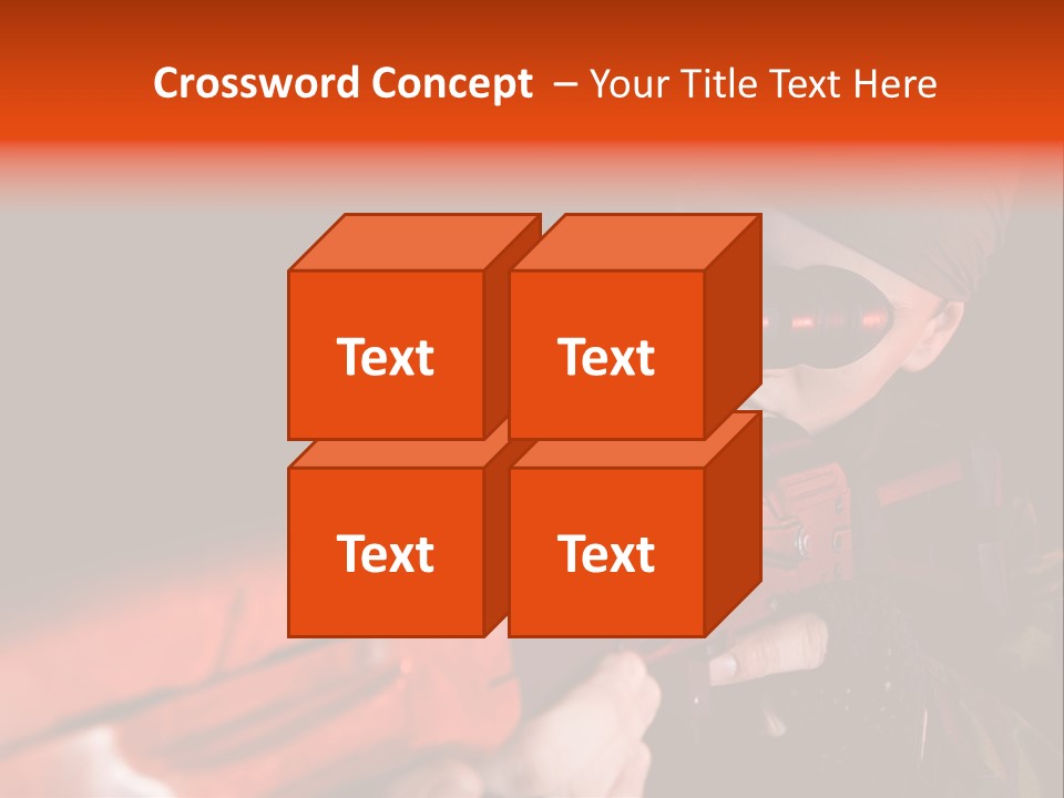 Killer Sniper Camouflage PowerPoint Template