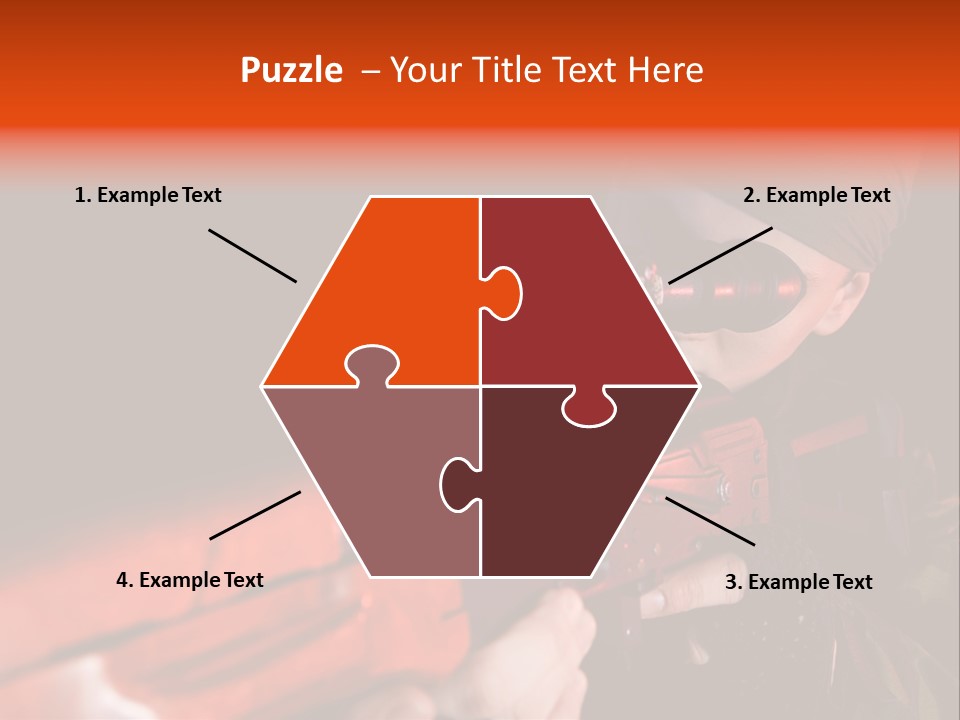 Killer Sniper Camouflage PowerPoint Template
