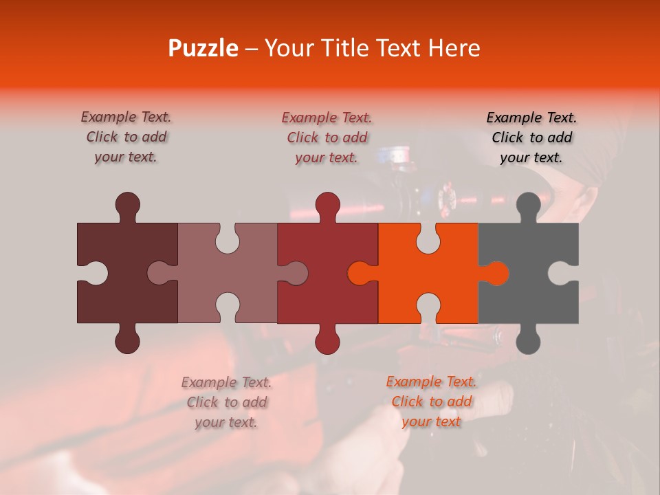 Killer Sniper Camouflage PowerPoint Template