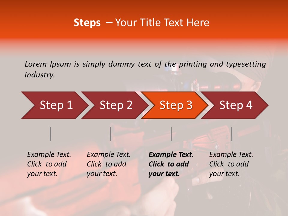 Killer Sniper Camouflage PowerPoint Template