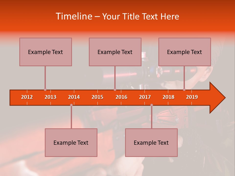 Killer Sniper Camouflage PowerPoint Template