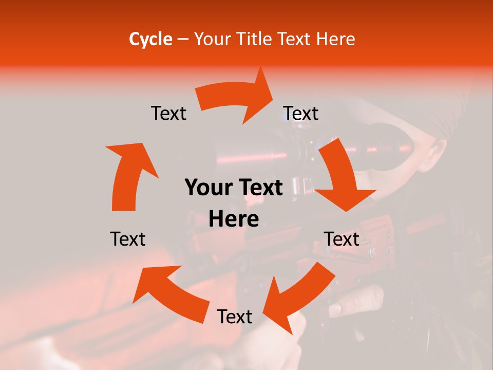 Killer Sniper Camouflage PowerPoint Template