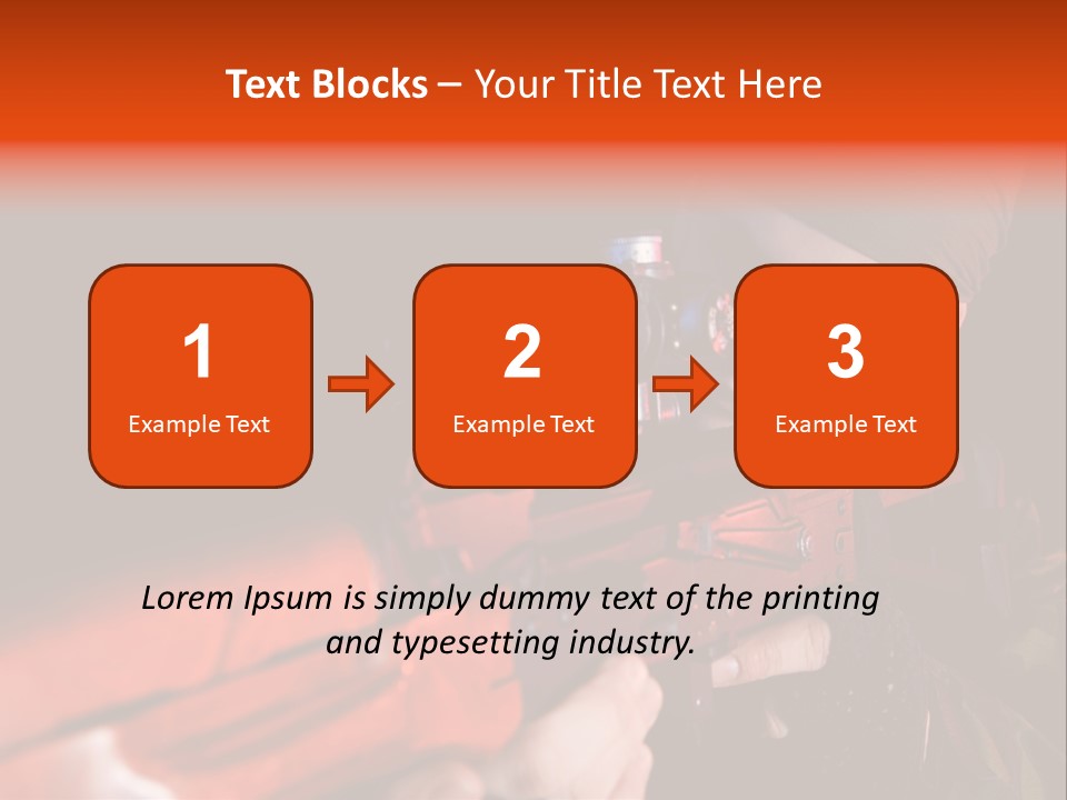 Killer Sniper Camouflage PowerPoint Template