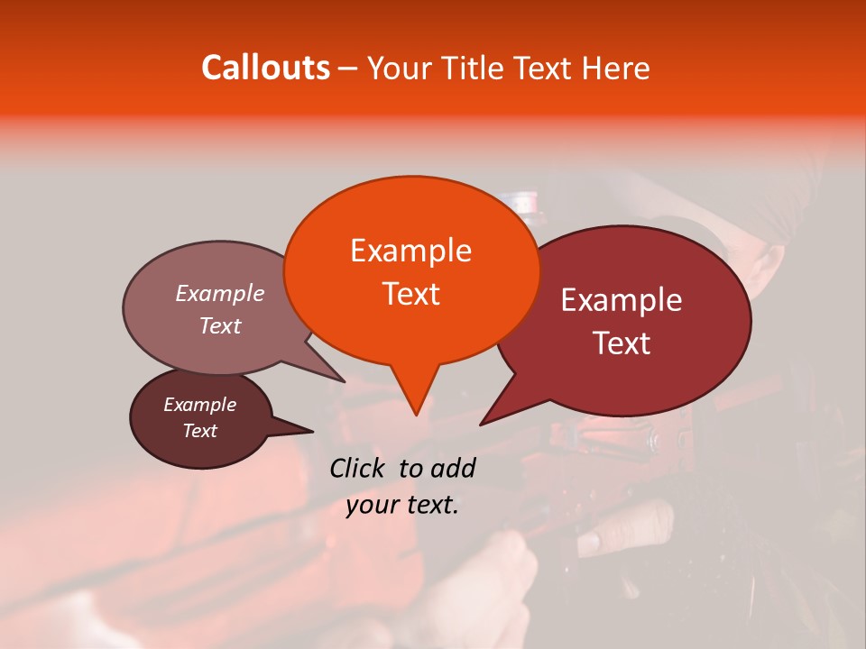 Killer Sniper Camouflage PowerPoint Template