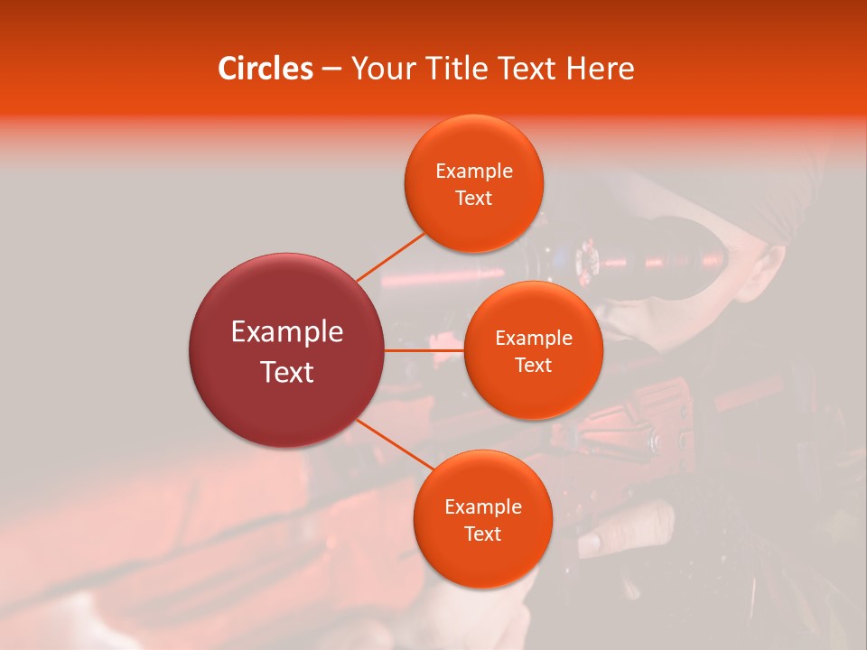 Killer Sniper Camouflage PowerPoint Template
