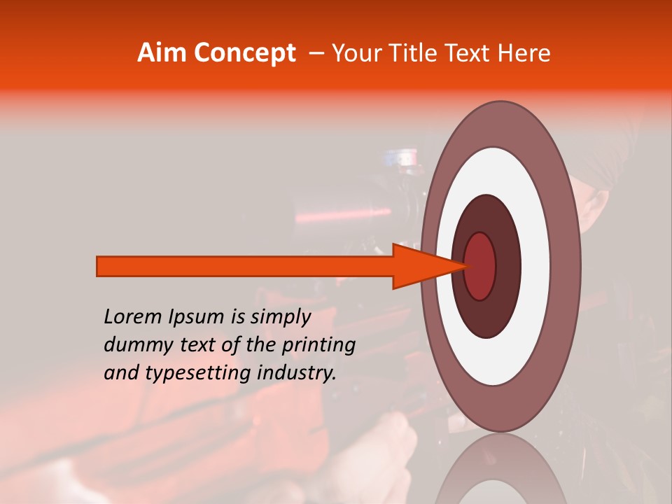 Killer Sniper Camouflage PowerPoint Template