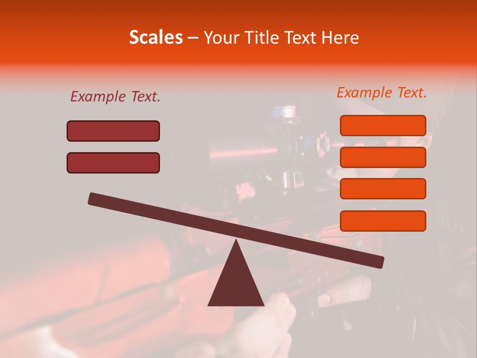 Killer Sniper Camouflage PowerPoint Template