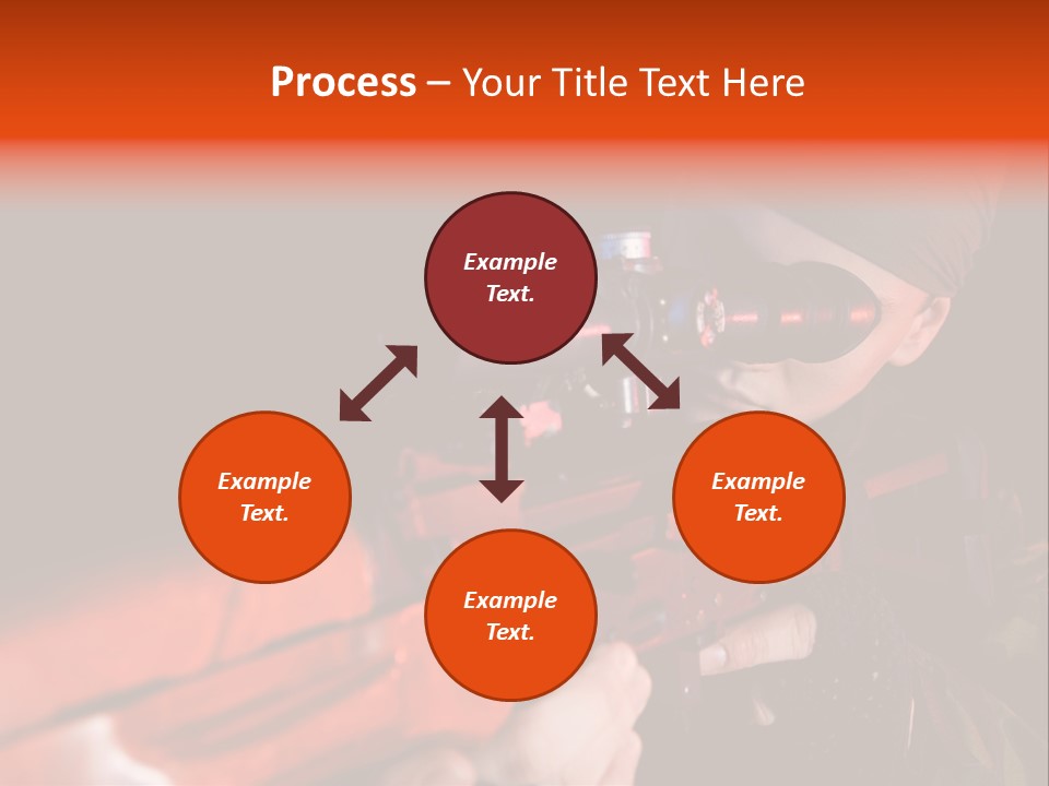 Killer Sniper Camouflage PowerPoint Template
