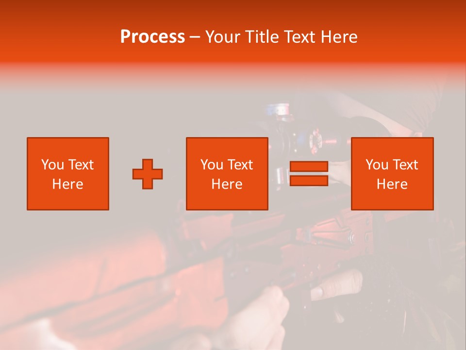 Killer Sniper Camouflage PowerPoint Template