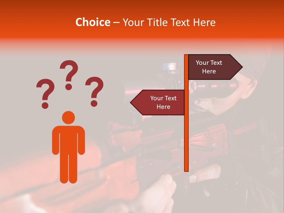 Killer Sniper Camouflage PowerPoint Template