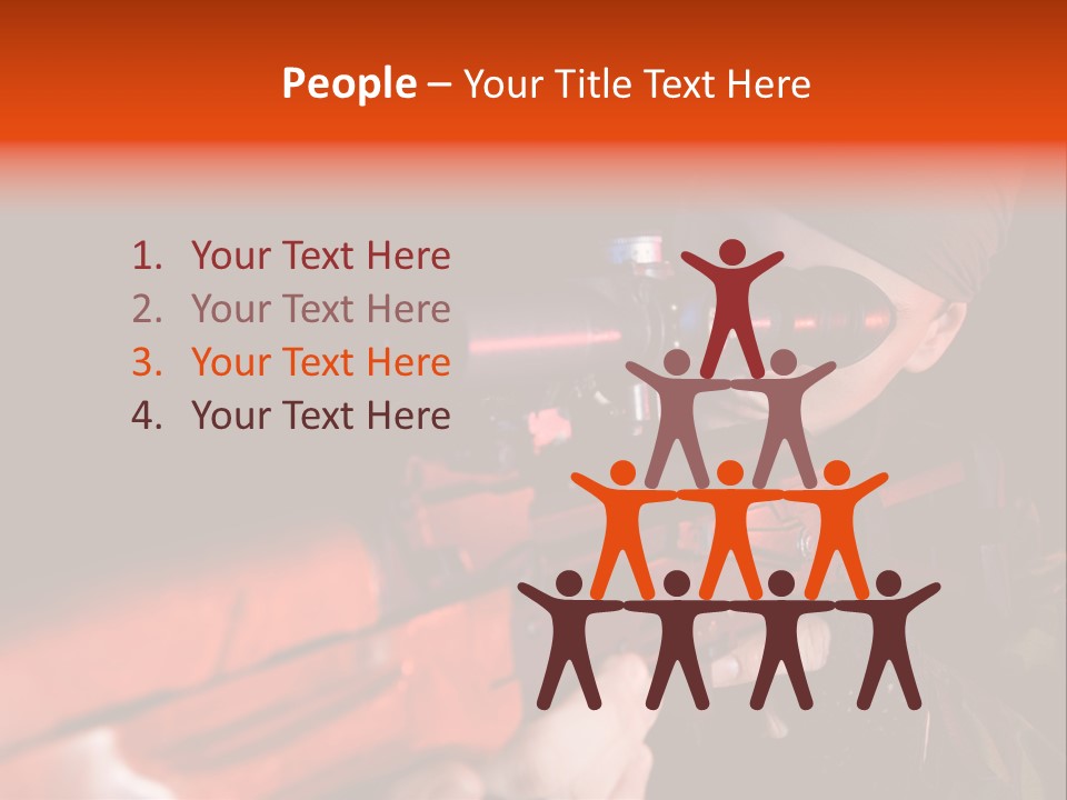 Killer Sniper Camouflage PowerPoint Template