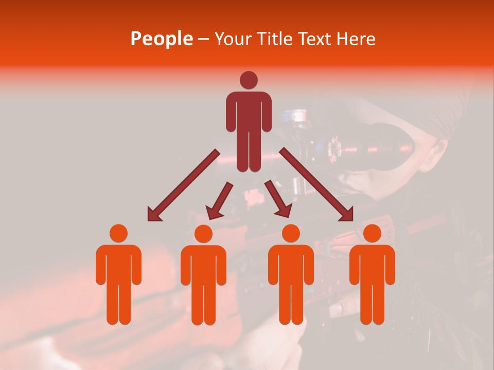 Killer Sniper Camouflage PowerPoint Template