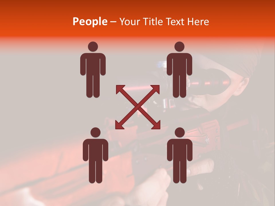 Killer Sniper Camouflage PowerPoint Template