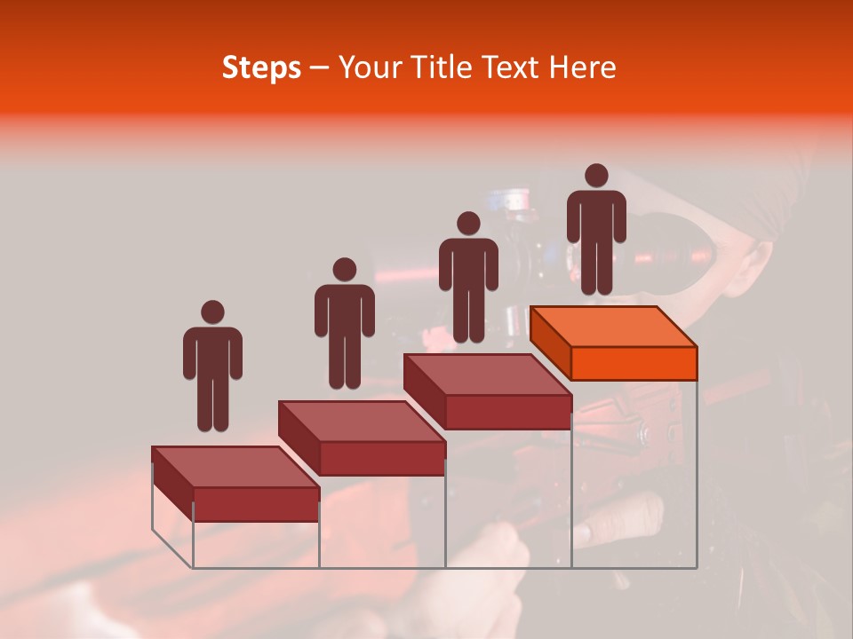 Killer Sniper Camouflage PowerPoint Template