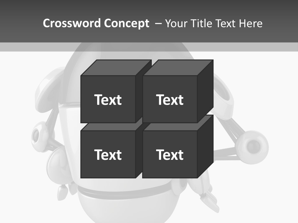 Robot Eyes People PowerPoint Template