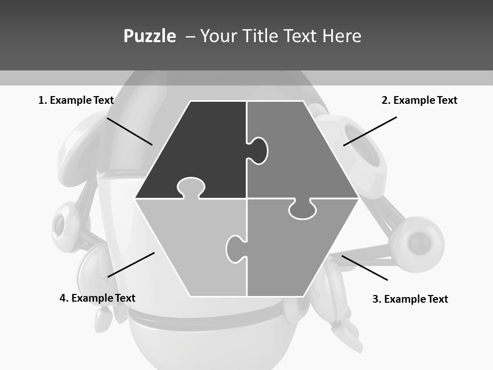 Robot Eyes People PowerPoint Template