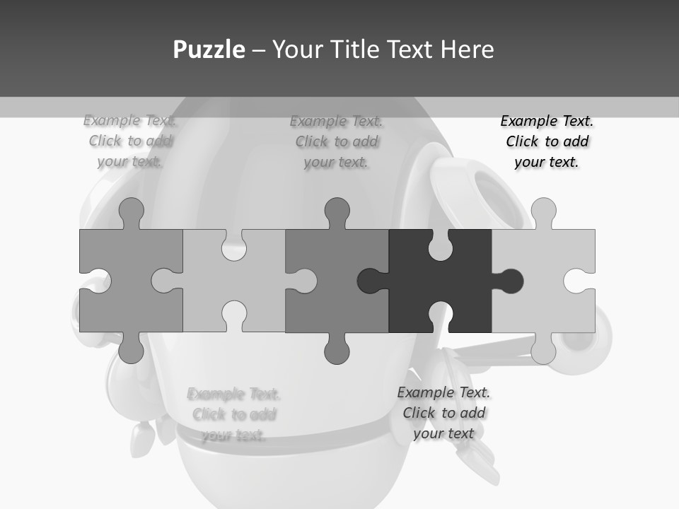 Robot Eyes People PowerPoint Template