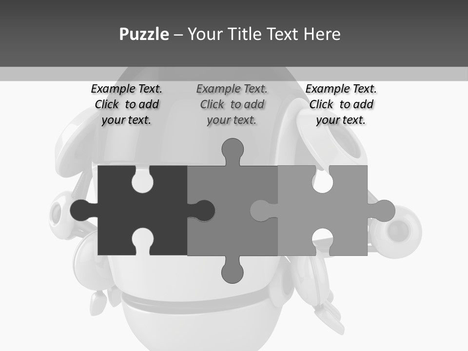 Robot Eyes People PowerPoint Template