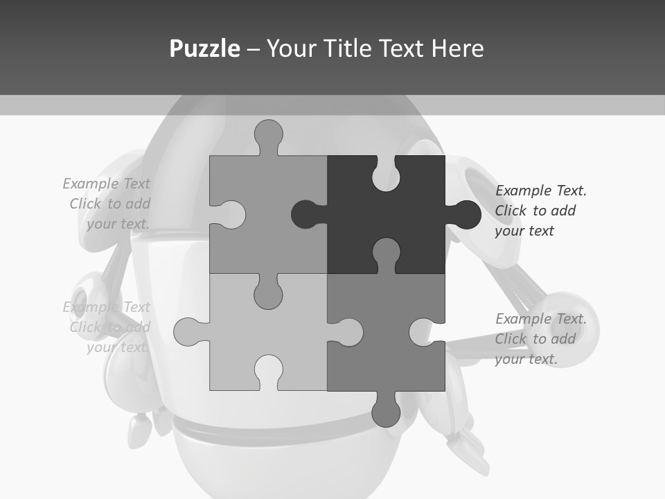 Robot Eyes People PowerPoint Template