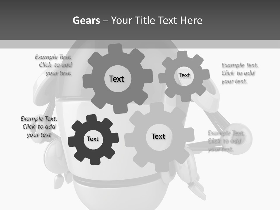 Robot Eyes People PowerPoint Template