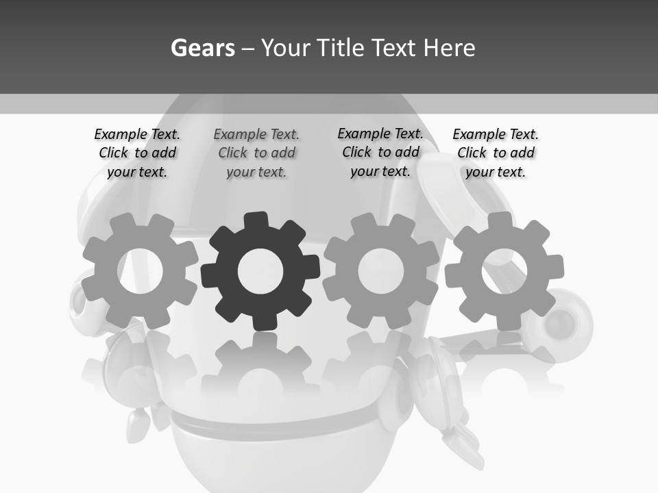 Robot Eyes People PowerPoint Template