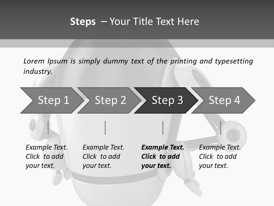 Robot Eyes People PowerPoint Template