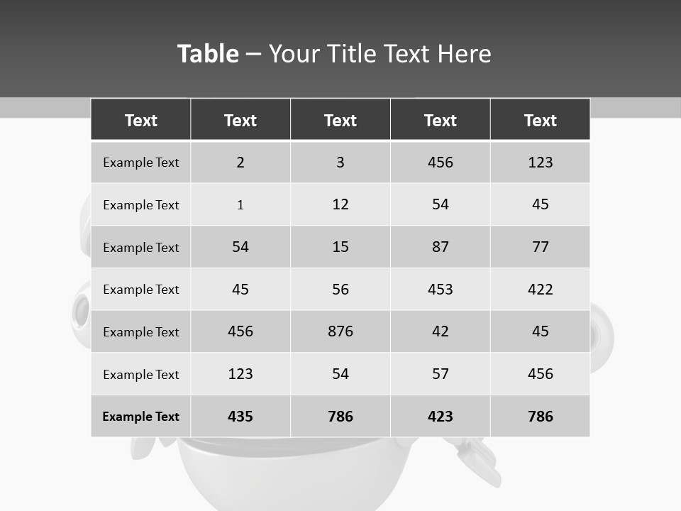 Robot Eyes People PowerPoint Template