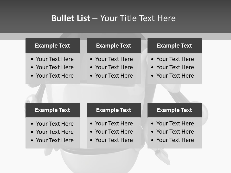 Robot Eyes People PowerPoint Template