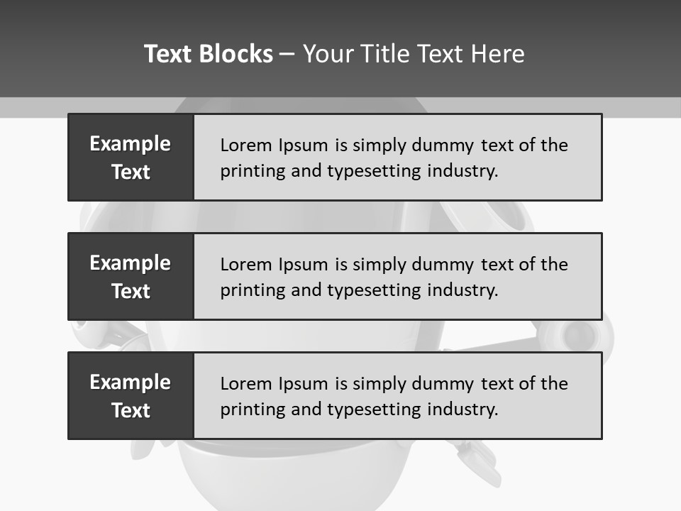 Robot Eyes People PowerPoint Template