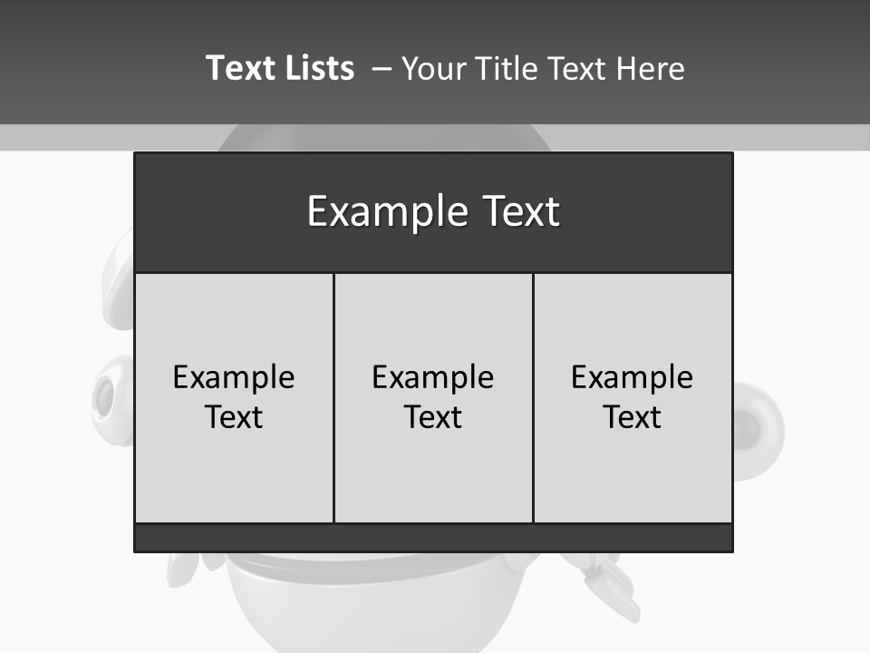 Robot Eyes People PowerPoint Template