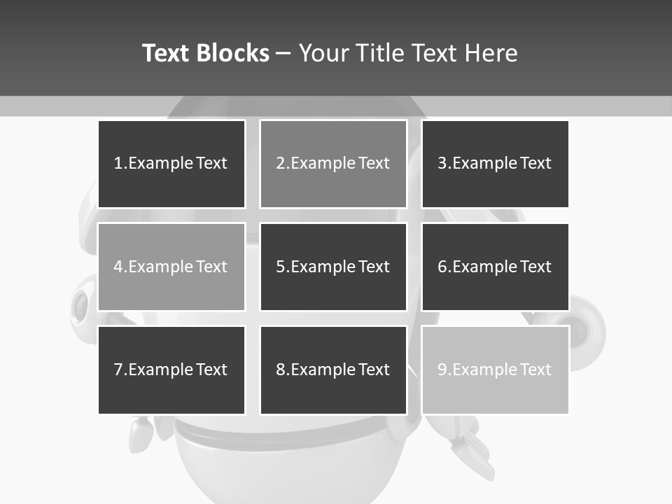 Robot Eyes People PowerPoint Template