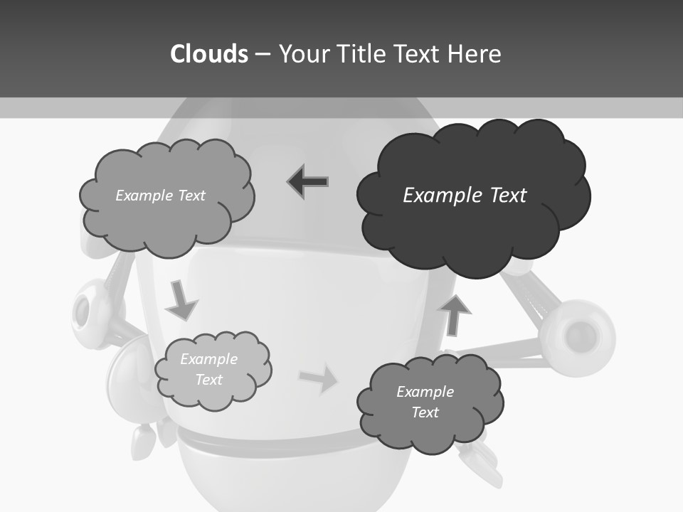 Robot Eyes People PowerPoint Template