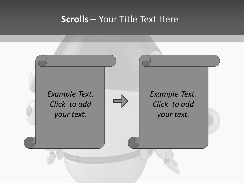 Robot Eyes People PowerPoint Template