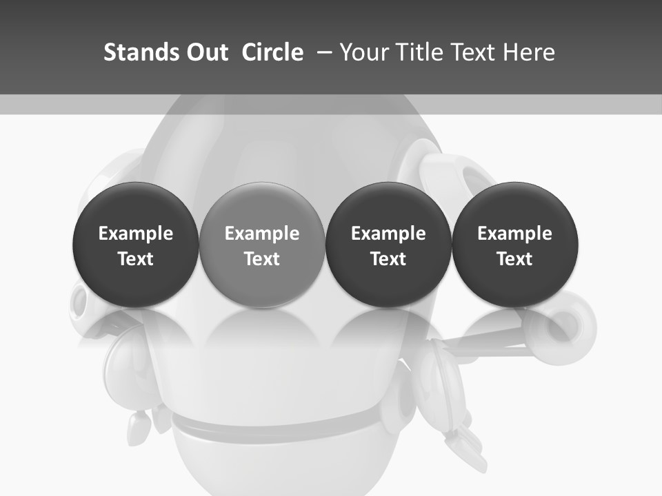 Robot Eyes People PowerPoint Template