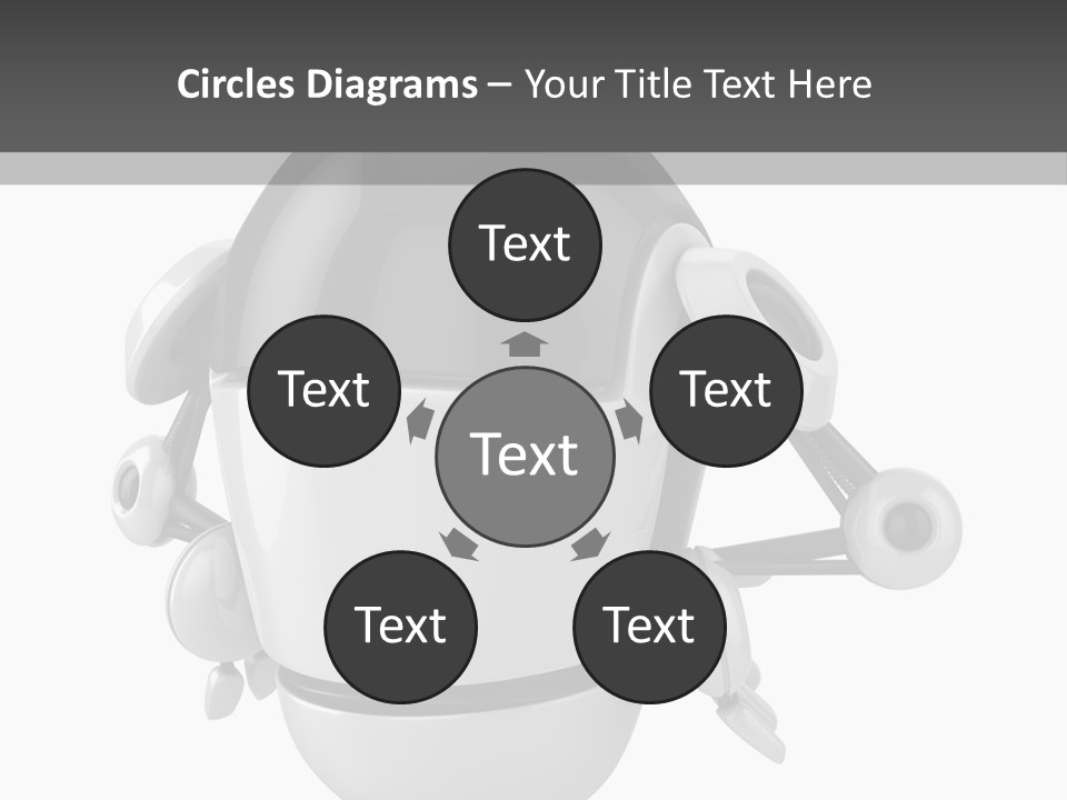 Robot Eyes People PowerPoint Template
