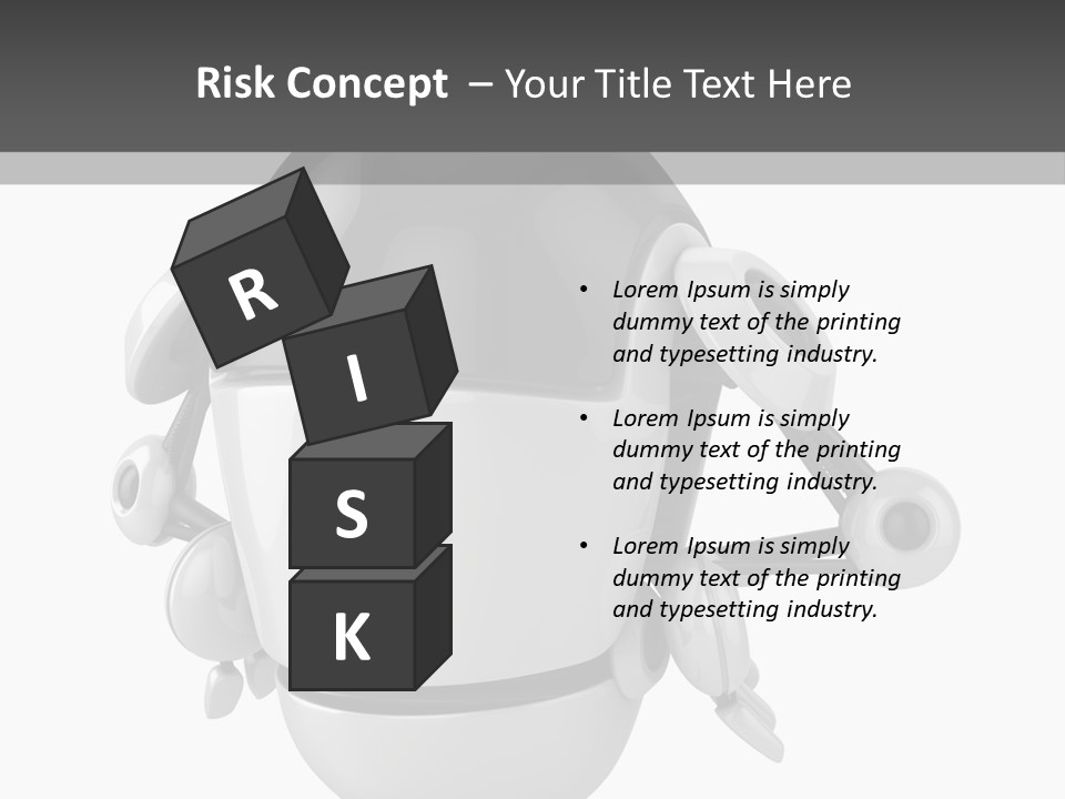 Robot Eyes People PowerPoint Template