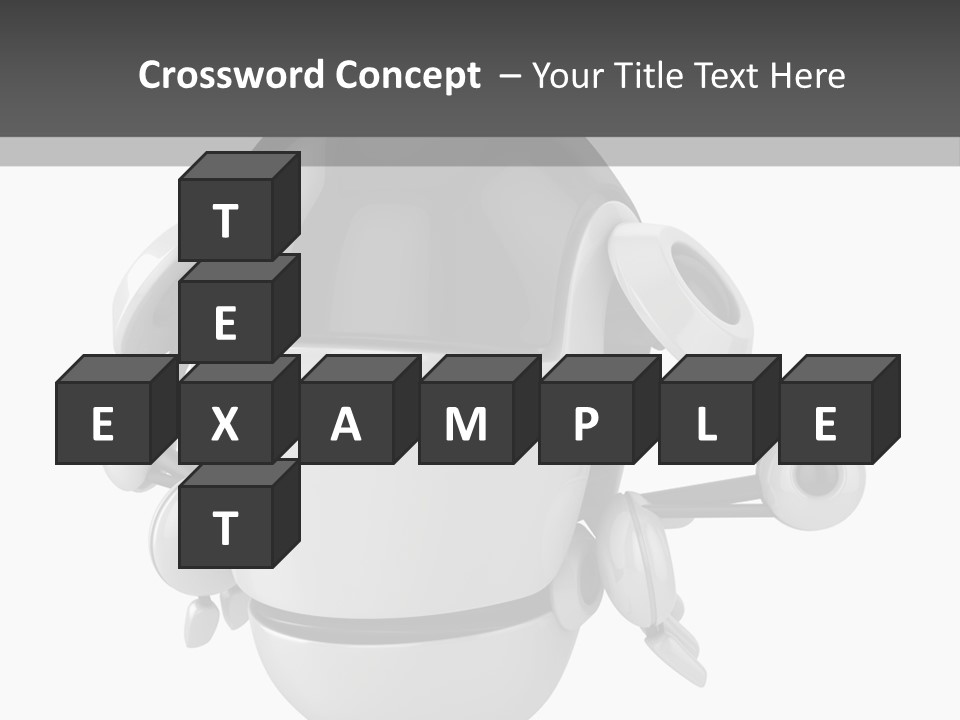 Robot Eyes People PowerPoint Template