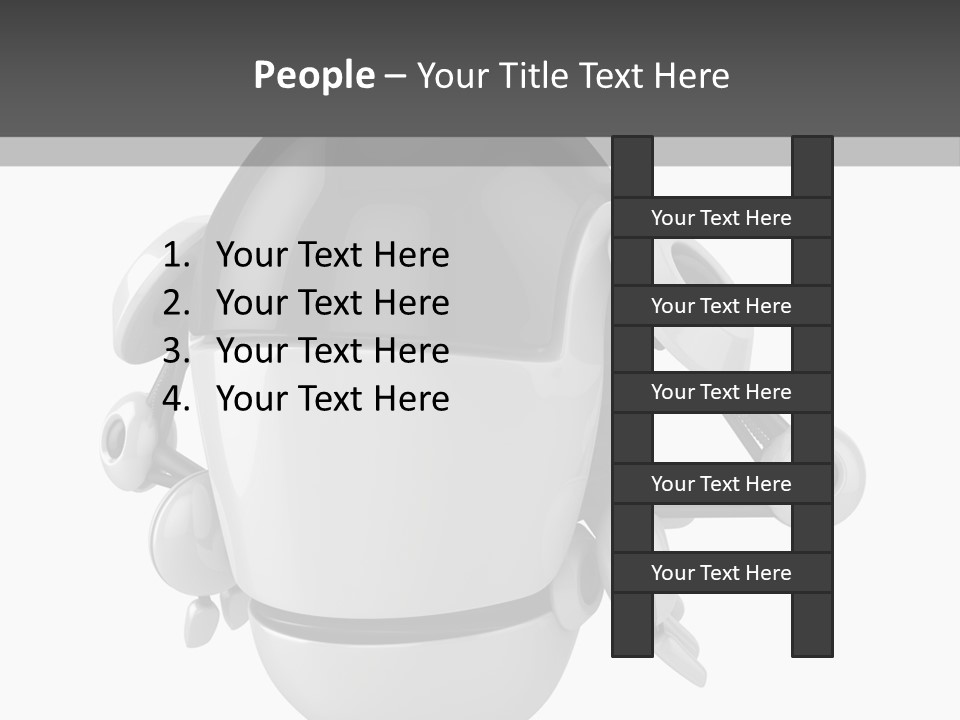 Robot Eyes People PowerPoint Template