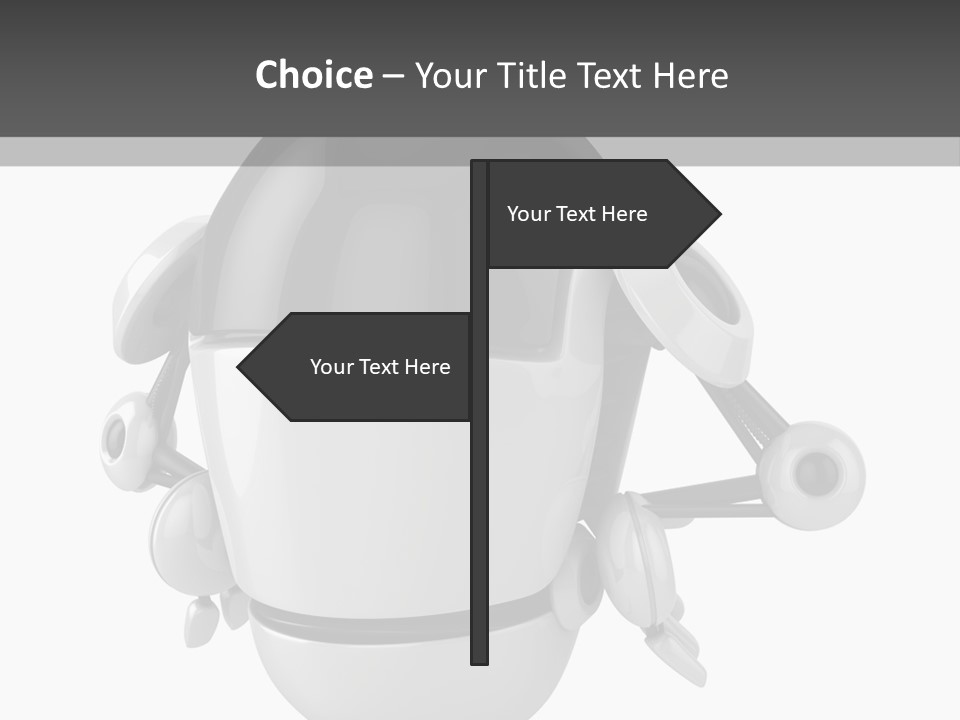 Robot Eyes People PowerPoint Template